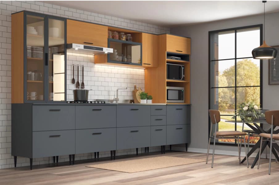 Cozinha Modulada Móveis Sul Barbara