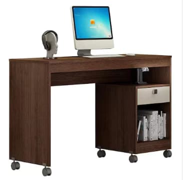 Mesa p/ Computador Valdemóveis Giga (chocolate/off white)