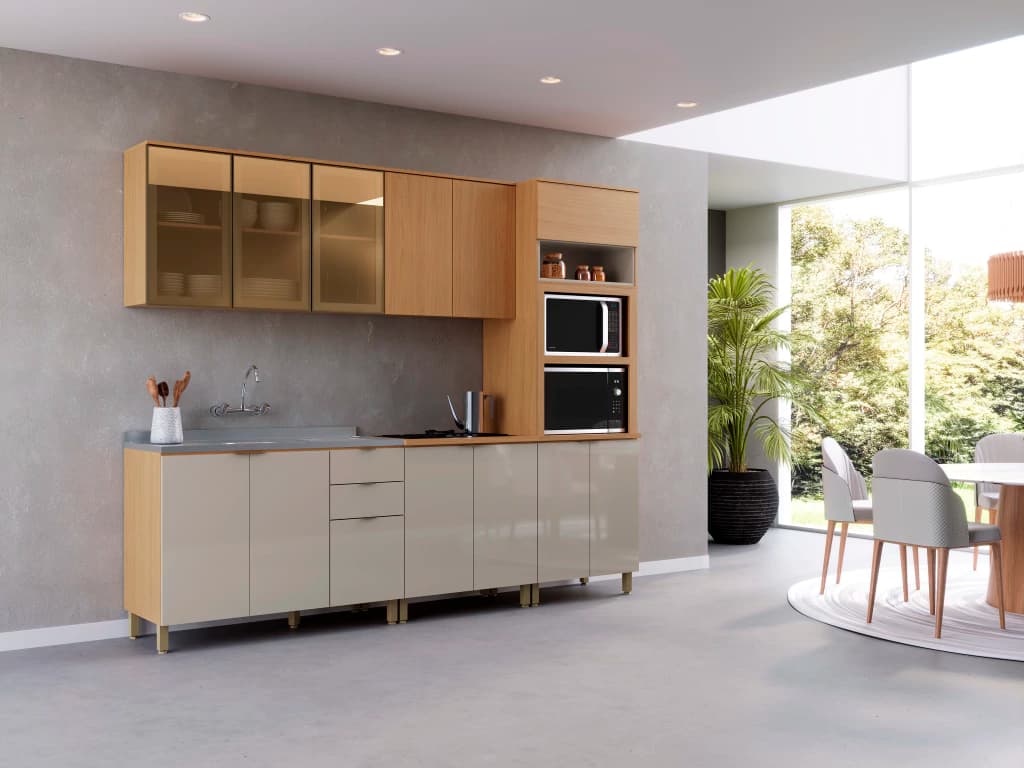Cozinha Modulada Móveis Sul Karine II
