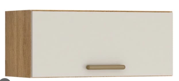 Aéreo Valdemóveis Pérola Geladeira 0,80m (cinamomo/off white)
