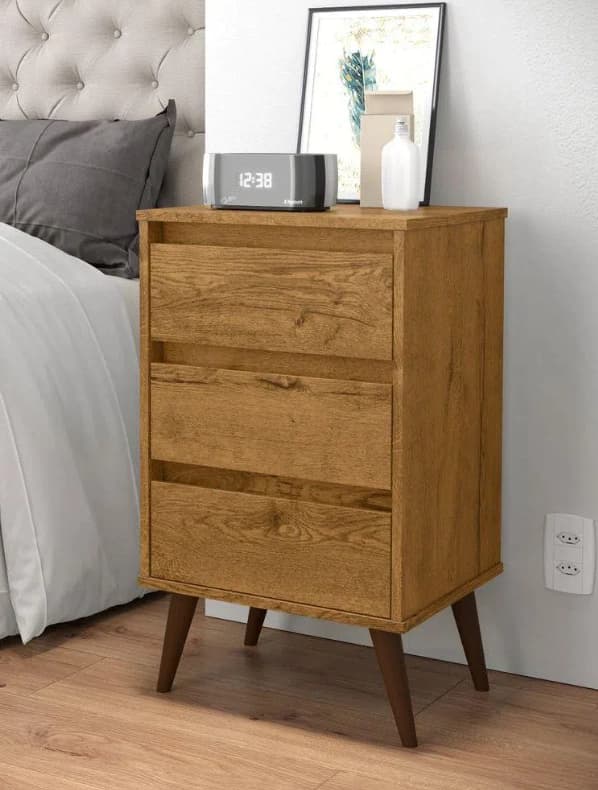 Mesa de Cabeceira EJ Retro Wood